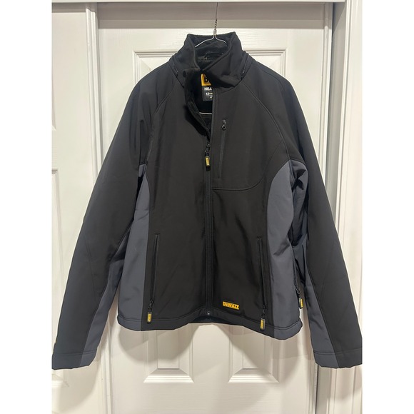 Dewalt Jackets & Blazers - DeWalt Heated Gear Jacket Black Gray Softshell 12V/20V MAX Lithium Ion Medium